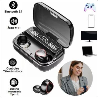 Imagem de Fone De Ouvido Bluetooth 5.3 Com Carregador E Entrega Rápida - ROMI