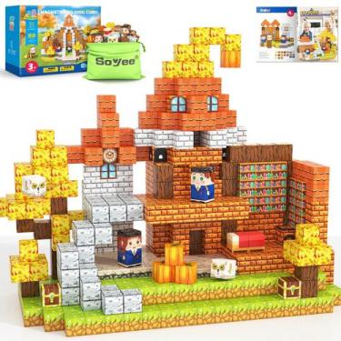 Imagem de Blocos magnéticos Soyee Build Mine Magnet World Magic Adventure