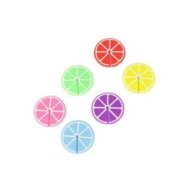 Imagem de Jogo de Marcadores para Copos Fruit com 6 Peças 3.7 cm - Mimo Style - 