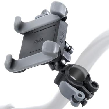 Imagem de Suporte de telefone Omni Mount Bike da Delta Cycle - Suporte de telefone giratório de bicicleta para visualização personalizada do dispositivo em qualquer estilo de guidão e serve em qualquer telefone