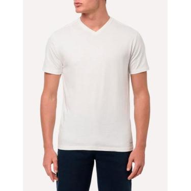 Imagem de Camisetas Calvin Klein Underwear V-Neck Brancas Pack 2UN, M/M