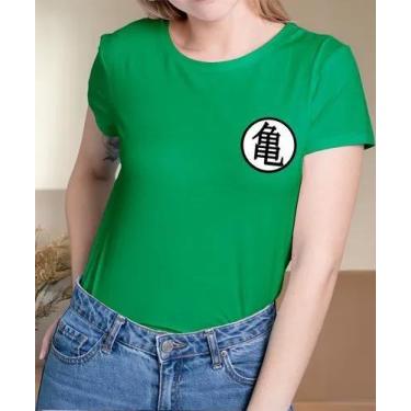 Imagem de Camiseta Camisa Adulto Feminina Masculina Algodão Dragon Bal l Z Kanji