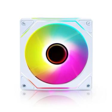 Imagem de Fan 120mm round5 aurora reverse argb branco r5-aurora-rv-w-2194