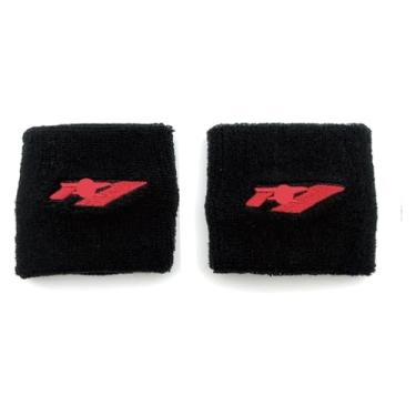 Imagem de BYYINGSUS Motocicletas R 1 Logo Protetor de Tampa do Reservatório de Óleo de Fluido de Freio Frontal Compatível com YZF R1 YZF-R1 YZFR1 Meias Reservatório (2 Peças Pretas)