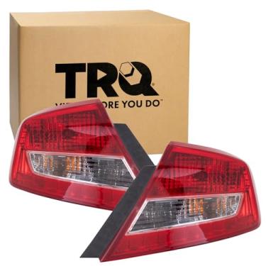 Imagem de TRQ Conjunto de luzes traseiras traseiras compatível com Honda Civic HO2800179 HO2800180 HO2801179 2012-2013