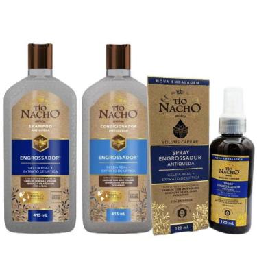 Imagem de Kit Engrossador 415mL e Spray Engrossador 120mL - Tio Nacho