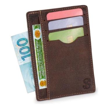 Imagem de Carteira Masculina Slim Leve E Compacta Em Couro Legítimo - Learsi, Ma