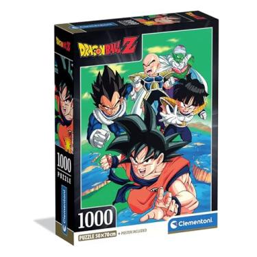 Imagem de Clementoni Quebra-cabeça Dragon Ball Z 1000 peças, caixa compacta - quebra-cabeça adulto de 14 a 99 anos, presente para homem e mulher, feito na Itália, 37051