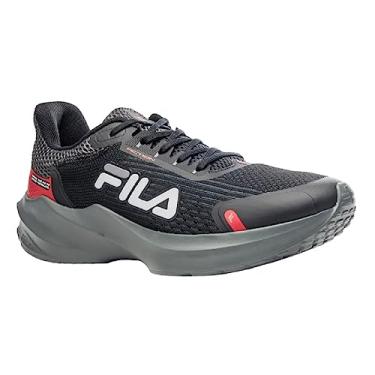 Imagem de Tenis Fila Action, Masculino, Preto/Vermelho/Prata, 38