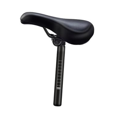 Imagem de Baoblaze Substituição de selim de bicicleta, almofada de assento de bicicleta de equilíbrio prático, Saddle W 28.6mm Post