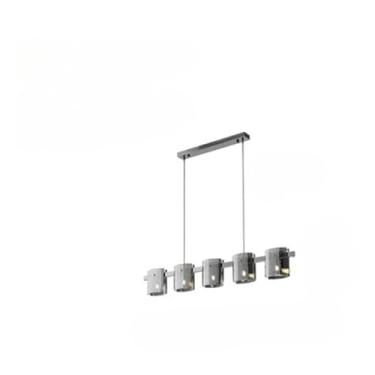 Imagem de Lustre de cristal escandinavo LED dourado preto compatível com quarto sala de estar hall luminária pendente decoração de casa luminária de interior luminária de lustre