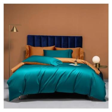 Imagem de Roupa de cama 100% algodão, solteiro, Queen, King, conjunto de lençol de cima e capa de edredom (I King)