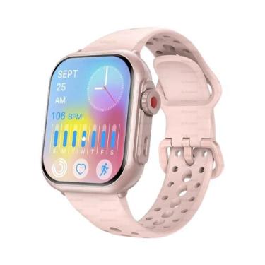 Imagem de Relógio Inteligente Feminino Com Tela Touchscreen HD 3D De 1,85 Polega