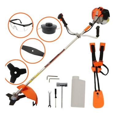 Imagem de Roçadeira Vr520 H Vulcan Trent Vr520h 52cc Completo  + Faca 2p + Óculos de Proteção