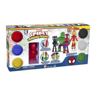 Imagem de Brinquedo Massinha Spidey e Amigos 2700 - Cotiplás