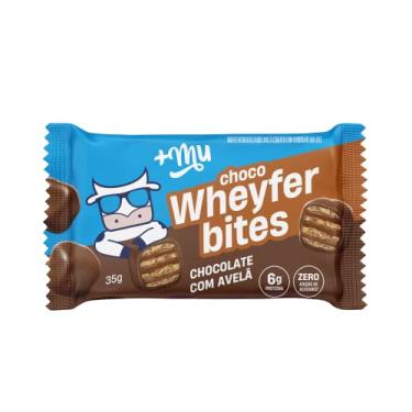 Imagem de +Mu Chocowheyfer Bites Proteico Sabor Chocolate c/Avelã - 35g