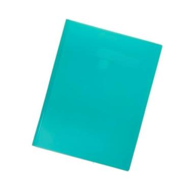 Imagem de Pasta A4 Catálogo Clear Book 30 Sacos Transparentes Polipropileno Pasta Com Divisoria Cardápio Portfolio Escolar(Azul Tiffany)