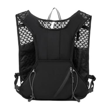 Imagem de Aymzbd Colete de Hidratação Mochila de Hidratação Equipamento Leve para Corrida Bolsa Esportiva Mochila de água para Camping Escalada Ciclismo Corrida Caminh, Preto