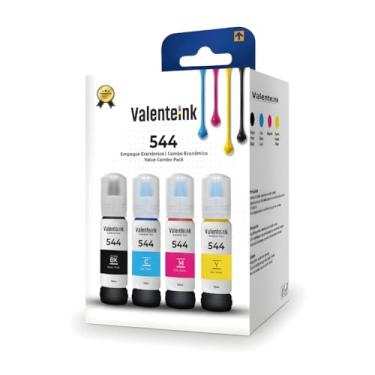 Imagem de Refil Kit T544 Compatível Epson Ecotank L1110 L1210 L1250 L3250 L3251 L3260 L5290 (Original Lacrado – 70ml)