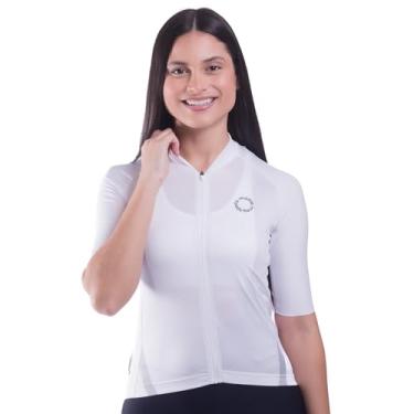Imagem de Camisa Ciclismo Feminina New Sport Marcio May Branca