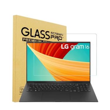 Imagem de Película de vidro temperado de 16 polegadas para LG gram 16 16Z90T 16Z90TL 16Z90S 16Z90SP 16Z90S 16Z90R 16T90P 16Z90Q 16Z90P, LG gram Pro 16 16Z90TS 16Z90TP, LG gram Pro 2 em 1 16 16T90TP 16T90SP, 9H