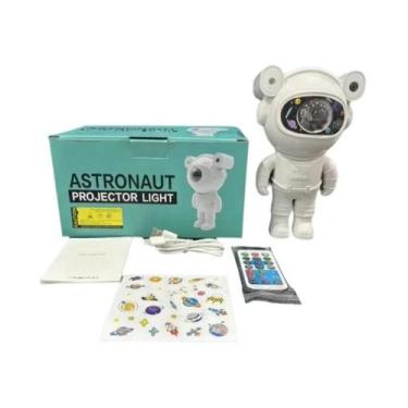 Imagem de Luz Noturna LED De Astronauta Para Crianças, Lâmpada De Mesa USB Carre