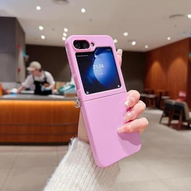Imagem de Capa protetora fina e fofa para Galaxy Z Flip6 (para Galaxy Z Flip6/roxa)