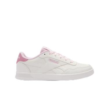 Imagem de Reebok Court Advance Tênis feminino, casual, moderno, branco, tamanho 34 a 42, Giz fosco Dustyrose, 34