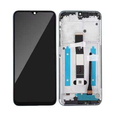 Imagem de Para tela LCD Blackview A95 com montagem de digitalizador de tela sensível ao toque, peças sobressalentes, sensor A95, peças de exibição (azul com moldura)