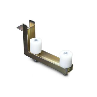 Imagem de ROLDANA GUIA 37,5X45 NYLON COM SUPORTE PERFIL U PARA CHUMBAR 063801