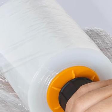 Imagem de BETU Película elástica de plástico para suprimentos de mudança 12,7 cm x 305 m, rolo elástico retrátil industrial para embalagem de móveis caixas de transporte de paletes armazenamento com alças, 1