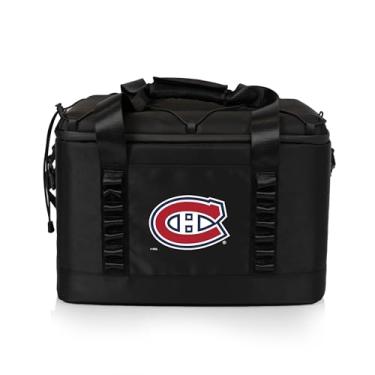 Imagem de Picnic TIME NHL Montreal Canadiens Tarana Superthick Cooler, 24 latas com isolamento macio, reciclado, praia, acampamento, piquenique, (preto carbono)