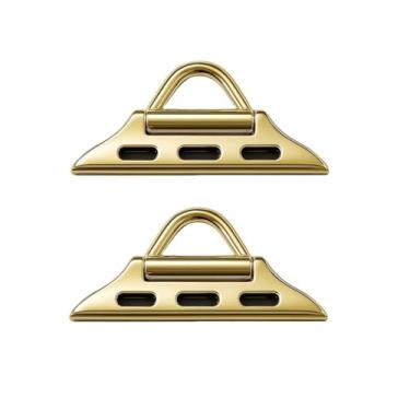 Imagem de Cangroo Conectores de pulseira de relógio compatíveis com pulseira para Apple Watch Ultra Series 1-11, adaptador de pulseira DIY com conta de metal para fazer joias, kit de acessórios de pulseira