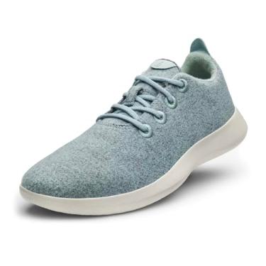 Imagem de Allbirds Tênis feminino de lã para uso diário, lavável na máquina, feito com materiais naturais, Cinza (sola branca natural), 41
