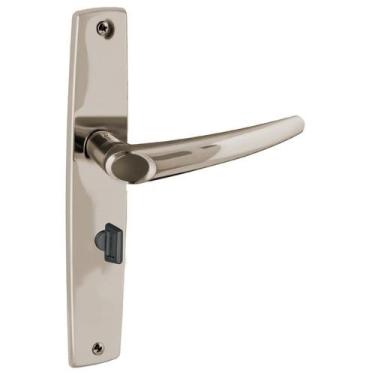 Imagem de Fechadura Banheiro Espelho Latonado Joy Aliança - Aliança Metalúrgica