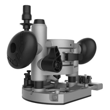 Imagem de Base de Mergulho Kress KA6400 para Tupia Laminadora Brushless KUD26.91 – Ajuste Fino de Profundidade, 0–35 mm, Empunhaduras Emborrachadas, Duas Mãos – Acessório Profissional de Alta Precisão