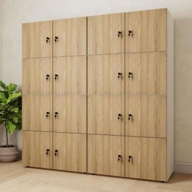 Imagem de Armário Organizador Locker 16 Portas c/ Chave F5 Office - F5 Office G,