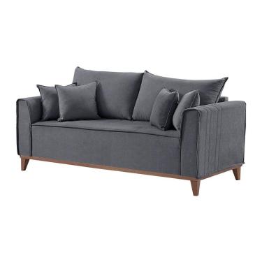 Imagem de Sofá 4 Lugares Living M-46 Martins Veludo Grafite