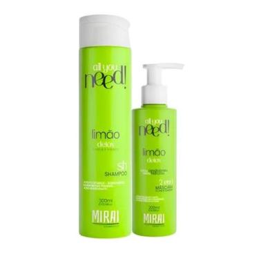 Imagem de Kit Detox Capilar Limão Home Care Pós Química Anti-Frizz Shampoo E Con