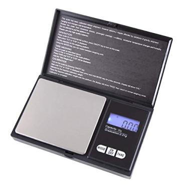 Imagem de Luzhengyang Balança digital LCD portátil 50 g/0,01 g de bolso eletrônico de alta precisão moeda ouro prata grama balança de peso para cozinha erva tamanho mini