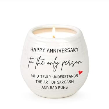 Imagem de Vela de aniversário de 290 ml, presente de aniversário para ela, decorações de feliz aniversário, presentes românticos para casal, esposa, marido, namorada, namorado, vela de cera de soja perfumada de