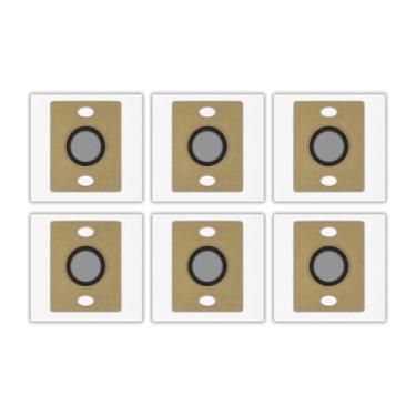 Imagem de (Pacote com 6) Sacos de pó de substituição V9 Pro compatíveis com ILIFE V9 Pro/A12 Pro robô aspirador de pó autoesvaziamento, kit de acessórios, sacos de pó de substituição a vácuo, sacos de vácuo