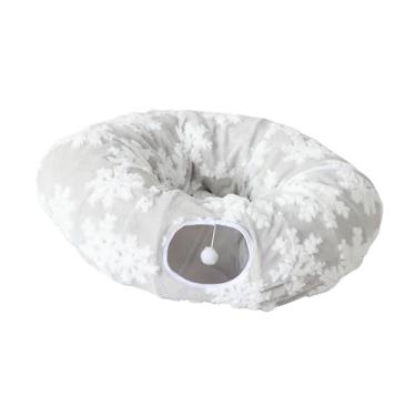 Imagem de Bothyi Túnel para Gatos, Cama, Esconderijo, Caverna Compacta e Confortável com Bola para Hamsters, Chinchilas, Cães Pequenos e Furões - Diversão, Tecido Jacquard