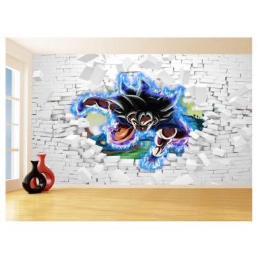 Imagem de Papel De Parede 3D Dragon Ball Goku Vegeta Anime 3,5M Dbz83 - Você Dec