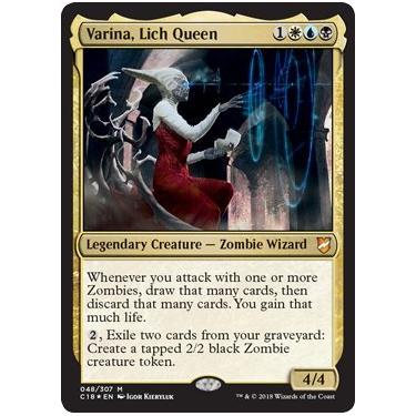Imagem de Magic: the Gathering - Varina, Lich Queen - Commander 2018