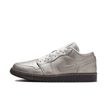 Imagem de Tênis feminino Air Jordan 1 Low SE (HQ3529-099, zinco metálico/branco Summit/veludo), Zinco metálico/branco Summit/veludo, 38 BR
