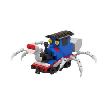 Imagem de Trem Demônio Aranha Monstro Blocos De Montar MOC Choo-Choo Charles Jog