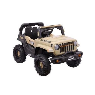 Imagem de Carro Elétrico Infantil Mini Jipe Off-Road Bege Zippy Toys
