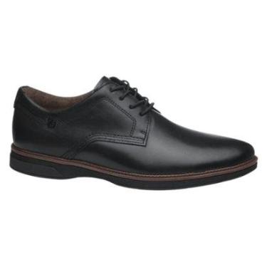 Imagem de Sapato Social de Couro Masculino Pegada 126107-02 Preto-Masculino