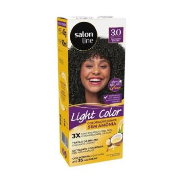 Imagem de Tonalizante Light Color 3.0 Castanho Escuro Salon Line